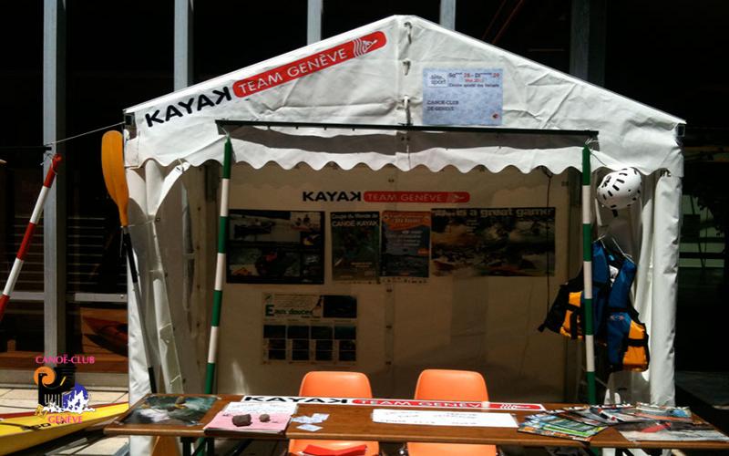 Canoë Club de Genève : kayak et eaux-vives sont notre plaisir ! Fête du Sport 2011 custom text