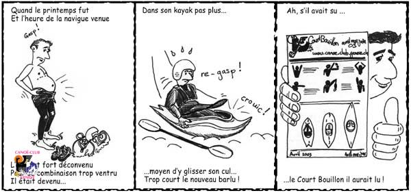 Canoë Club de Genève : kayak et eaux-vives sont notre plaisir ! BD Court-Bouillon 2007 custom text