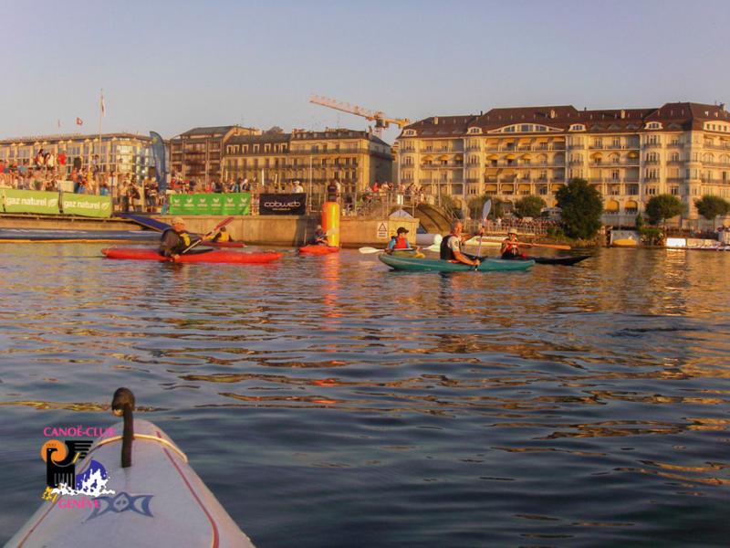 Canoë Club de Genève : kayak et eaux-vives sont notre plaisir ! Sécu du Triathlon 2015 custom text