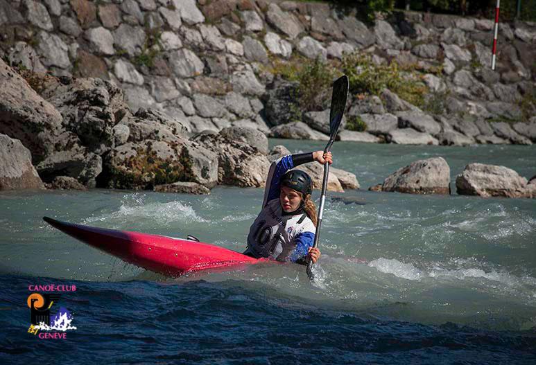 Canoë Club de Genève : kayak et eaux-vives sont notre plaisir ! Slalom d’Etrembières 2013 custom text