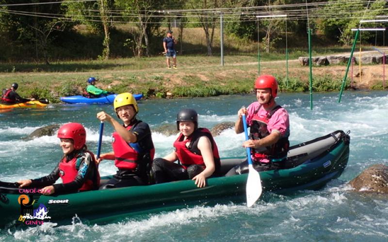 Canoë Club de Genève : kayak et eaux-vives sont notre plaisir ! Jeûne genevois 2020 custom text