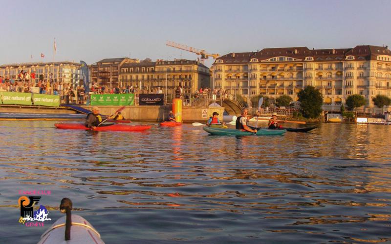 Canoë Club de Genève : kayak et eaux-vives sont notre plaisir ! Sécu du Triathlon 2015 custom text
