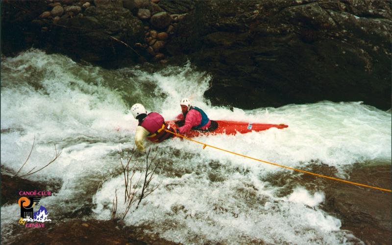 Canoë Club de Genève : kayak et eaux-vives sont notre plaisir ! Sécurité en rivière 2007 custom text