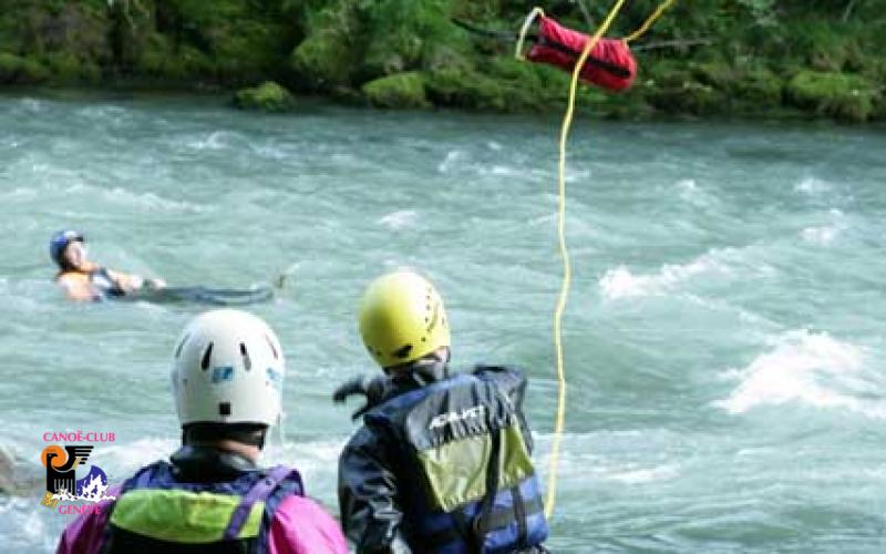 Canoë Club de Genève : kayak et eaux-vives sont notre plaisir ! Sécurité en rivière 2005 custom text