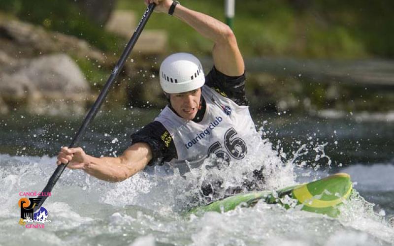 Canoë Club de Genève : kayak et eaux-vives sont notre plaisir ! Slalom du Genevois 2015 custom text