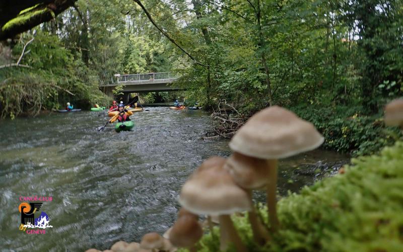 Canoë Club de Genève : kayak et eaux-vives sont notre plaisir ! Versoix du derby 2020 custom text