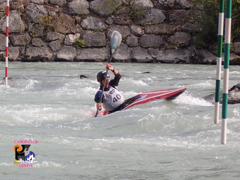 Canoë Club de Genève : kayak et eaux-vives sont notre plaisir ! Slalom d'Etrembières 2020 custom text